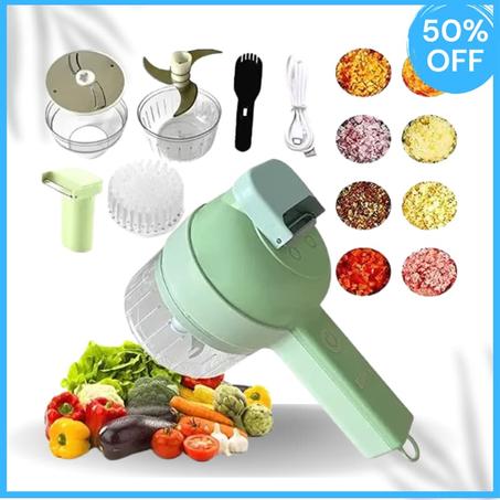 قطاعة خضروات كهربائية محمولة