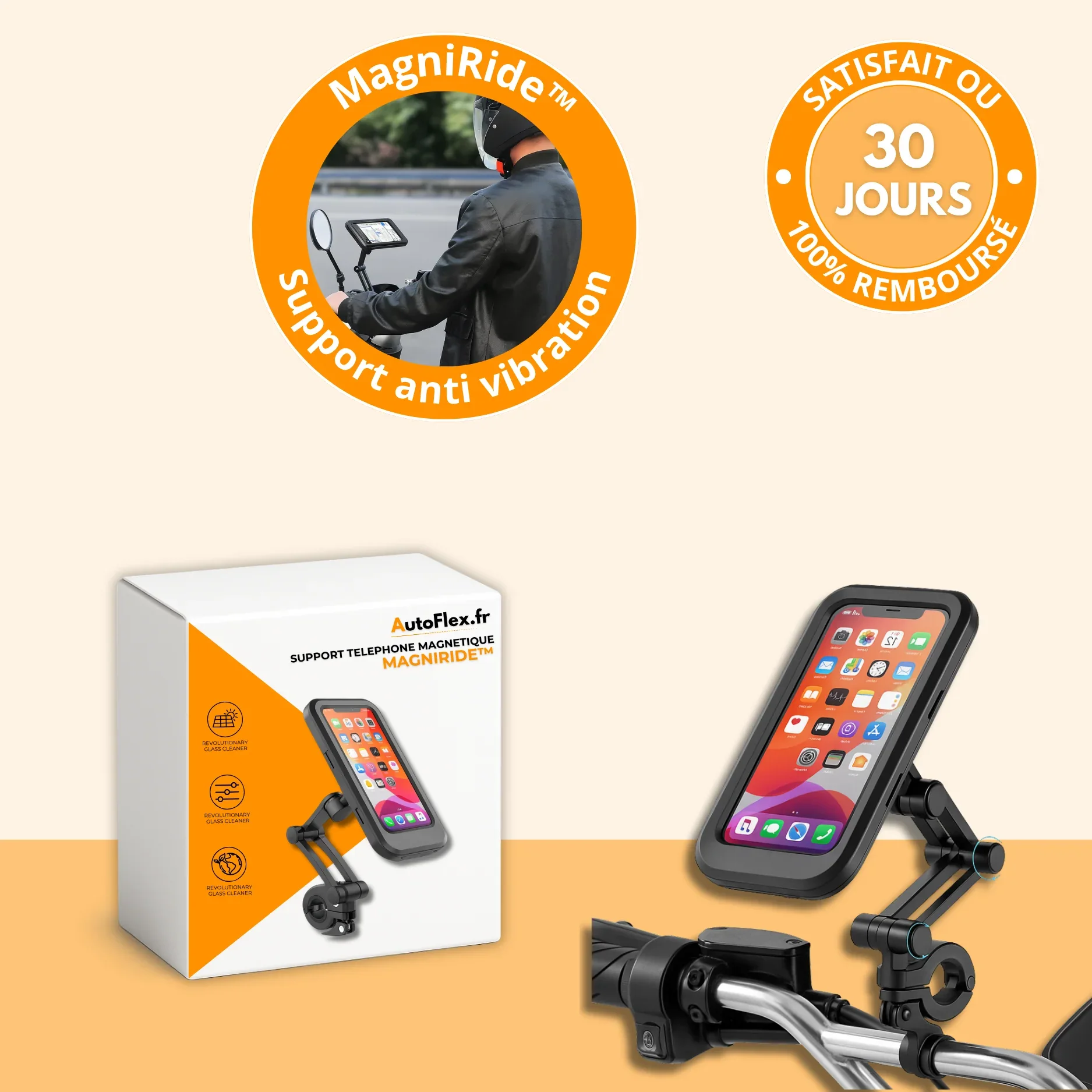 Support Téléphone 360° Ultra-Stable & Étanche
