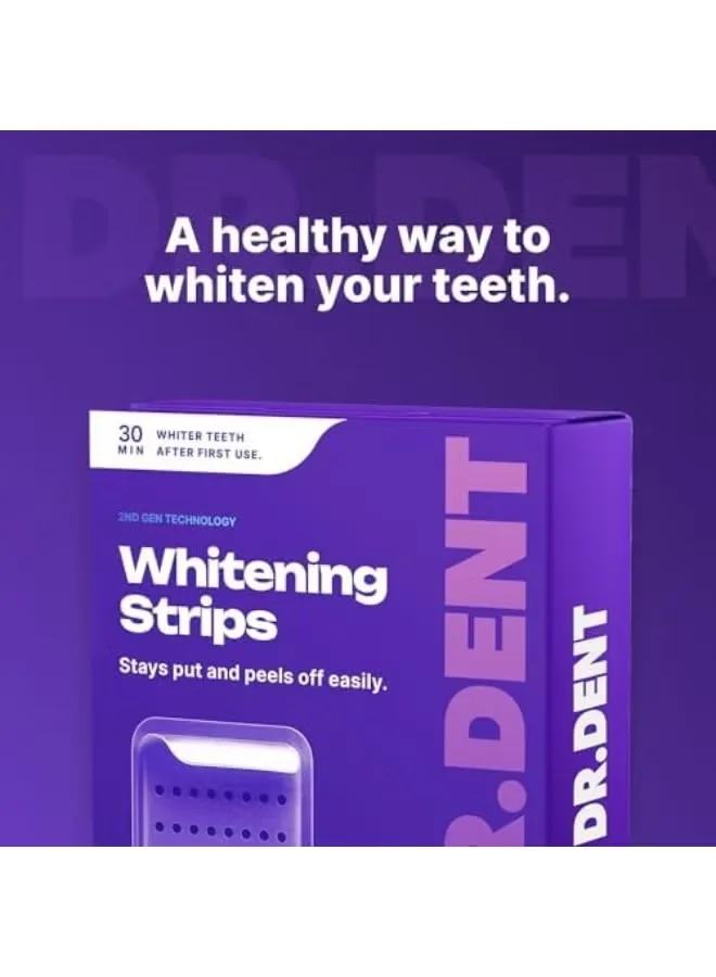 Bandes blanchissantes violettes pour les dents
