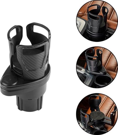 Double Cup Holder For Car  حامل أكواب السيارة