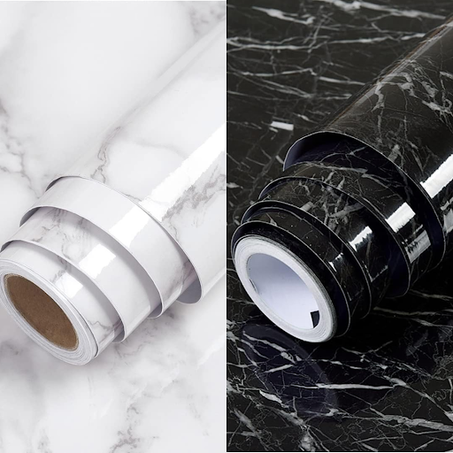 Marble Paper  ورق الحائط PVC على شكل رخام