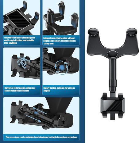 Phone Holder For Rearview Mirror حامل الهاتف