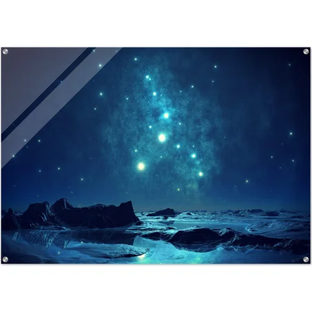Seven Sisters, Pleiades & Matariki | Multi Size Horizontal Acrylic Print | High Quality Wall Art Print