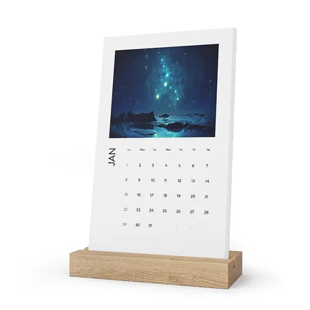 Galaxy Desk Calendar (2023), Desk Accesories, High Quality