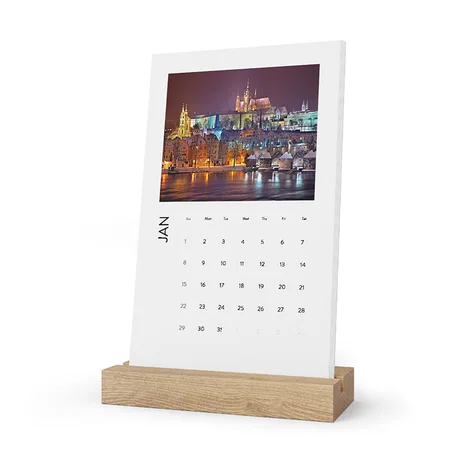 Northern Hemisphere Seasons Landscapes Desk Calendar (2023), Desk Accesories, High Quality