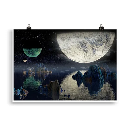 Space Wall Art | Enhanced Multi Size Matte Paper Poster