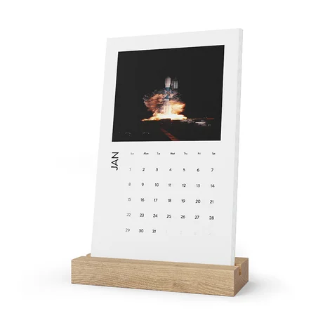 Rocket Desk Calendar (2023), Desk Accesories, High Quality