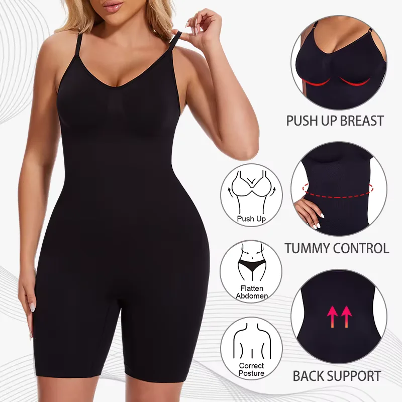Sculpt & Smooth Shapewear Bodysuit — Seamless Tummy Control