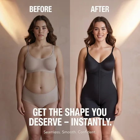 Sculpt & Smooth Shapewear Bodysuit — Seamless Tummy Control