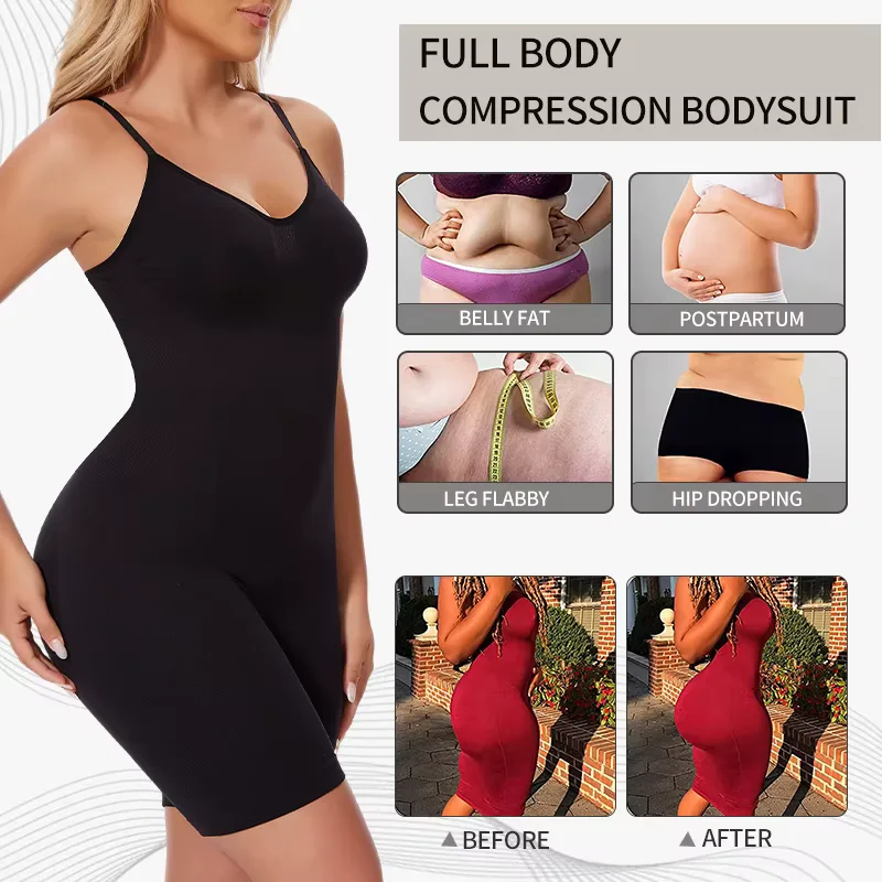 Sculpt & Smooth Shapewear Bodysuit — Seamless Tummy Control