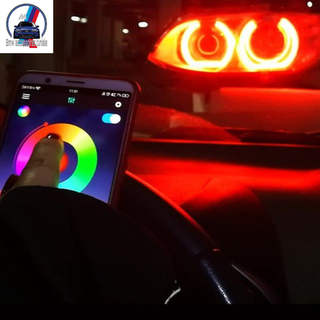 Angel eyes couleur changeante par téléphone