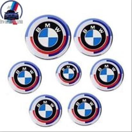 pack logo 7 pièces 50 éme anniversaire BMW