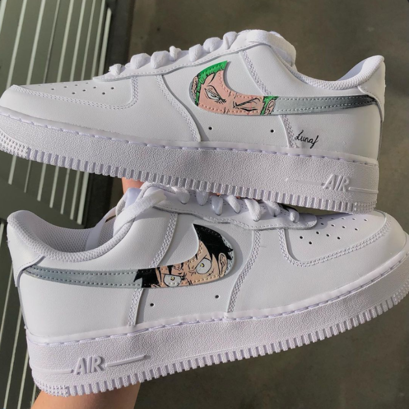 Nike Air Force 1 Custom – Style Luffy Légendaire