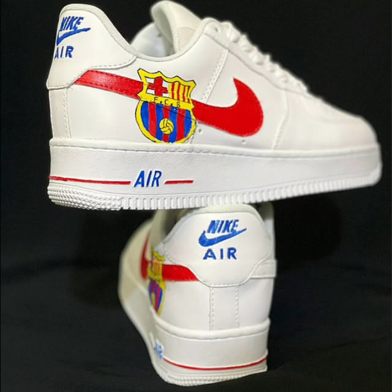 Nike Air Force 1 Custom - Barça : Blaugrana à jamais