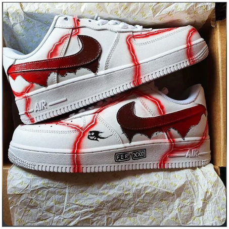 Nike Air Force 1 Custom - Fusion : L'alliance du style et de l'audace
