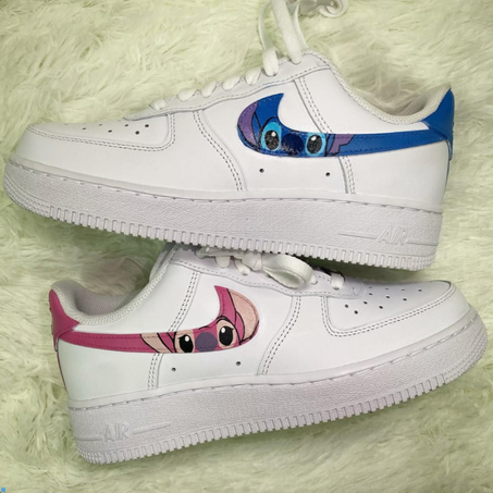 Nike Air Force 1 Custom – Stitch : L’Adorable Extraterrestre