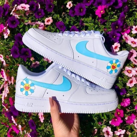 Nike Air Force 1 Custom – Blossom Smile : La Fraîcheur du Printemps