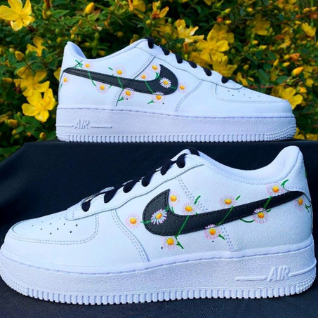 Nike Air Force 1 Custom – Marguerite : L’Essence du Printemps