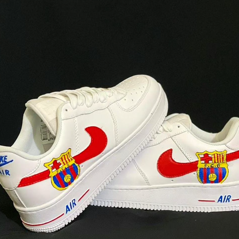 Nike Air Force 1 Custom - Barça : Blaugrana à jamais