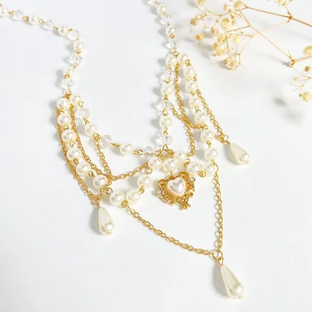 Collier Papillon Perles « Mélange Doux et Audacieux