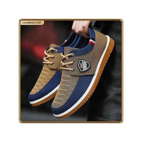 ASHION Chaussures décontractées pour hommes - Brown