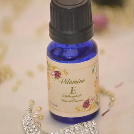 Sérum naturel à la vitamine E anti oxydant pour la peau et les cheveux