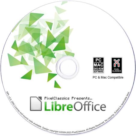 LibreOffice 2025 on CD Disc | Compatible with Microsoft Office 2024 One Time Purchase, Lifetime License & Free Updates | Open, Edit and Save Word, Excel and PowerPoint Files | Windows PC & Ma
