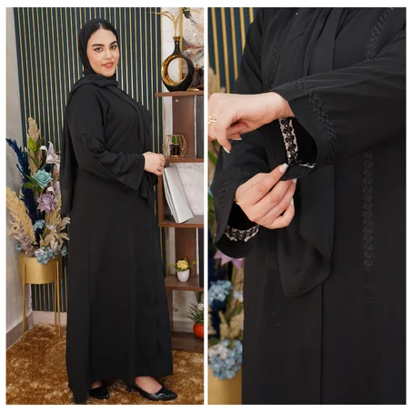 عباية إماراتية بتفاصيل فاخرة