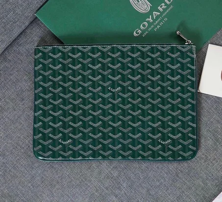 Pochette Goyard Sénat MM vert