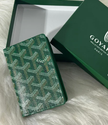 PORTE MONNAIE GOYARD HOMMES VERT