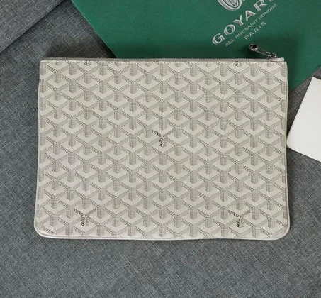 Pochette Goyard Sénat MM blanc