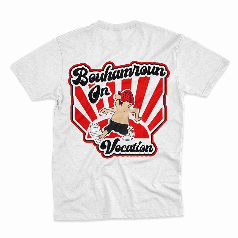 T-shirt bouhamroun on vacation
