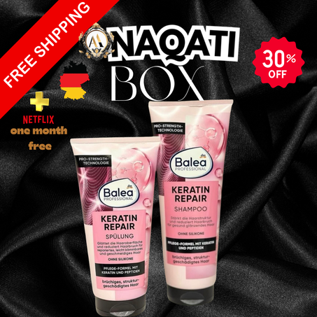 ✨ ANAQATI BOX – Balea Keratin Repair للعناية بالشعر ✨
