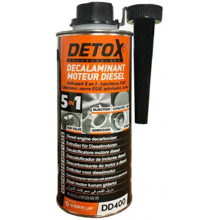 WARM UP® DETOX® DIESEL 5 en 1 – منظف شامل لمحرك الديزل وإزالة رواسب الكربون