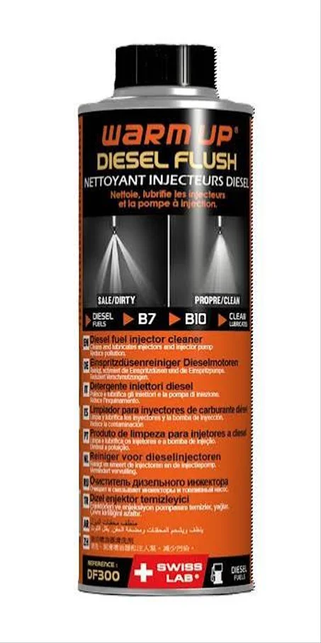 WARM UP DIESEL FLUSH – Nettoyant Injecteurs Diesel et Pompe à Injection