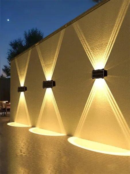 Applique Murale Solaire 8 LED