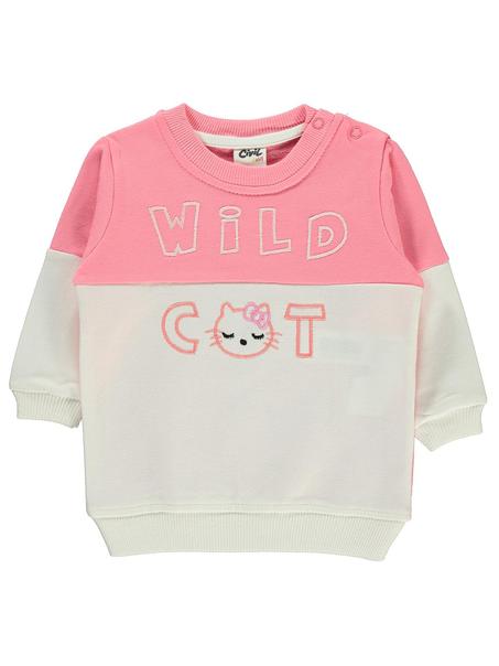 سويت شيرت متعدد الألوان مطرز رضع بناتي