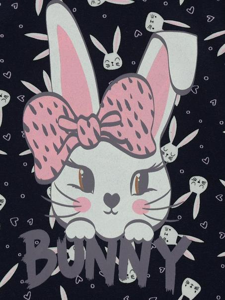 سويت شيرت كحلي بطبعة بناتي