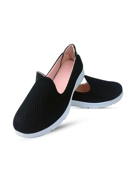 حذاء فلات فيليه أسود