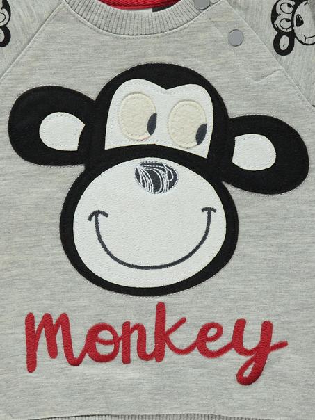 سويت شيرت رمادي رضع ولادي