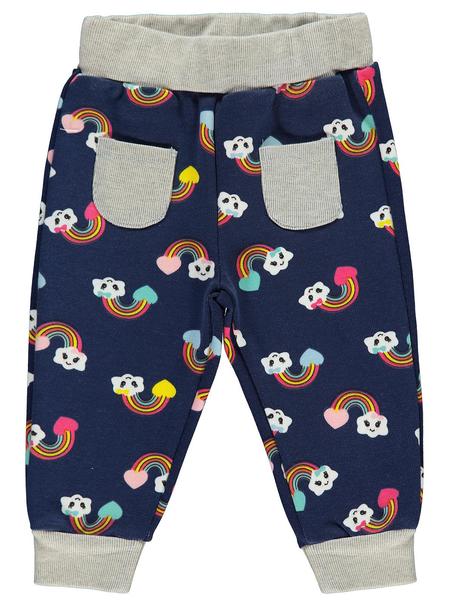 بنطلون بيجامة بطبعة رضع بناتي