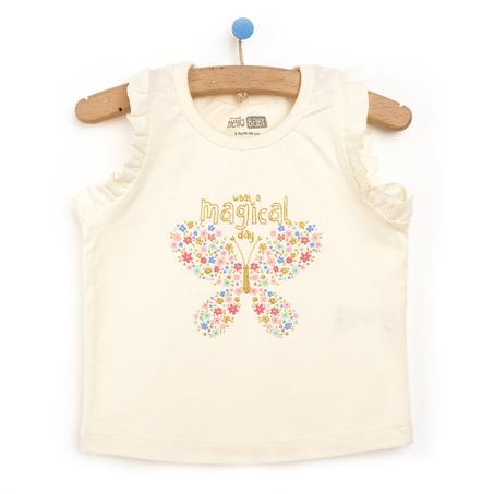 Baby Girl's Printed Sleeveless T-shirt