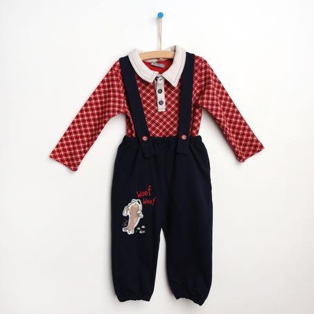 طقم سويت شيرت وأوفرول رضع