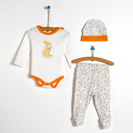 طقم بونيه وبنطلون بيجامة وأوفرول رضع