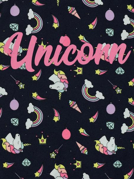 سويت شيرت كحلي مزخرف بناتي