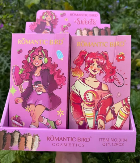 Palette romantic bird