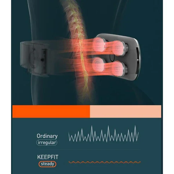 Lumbar Waist Massager Belt – Heating Spine Therapy for Back & Disc Relief