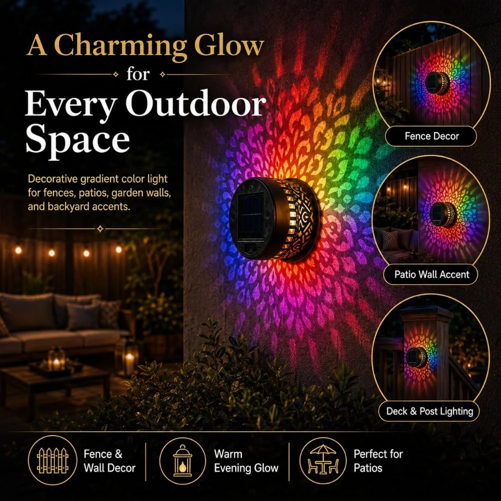 Solar Mandala Lights