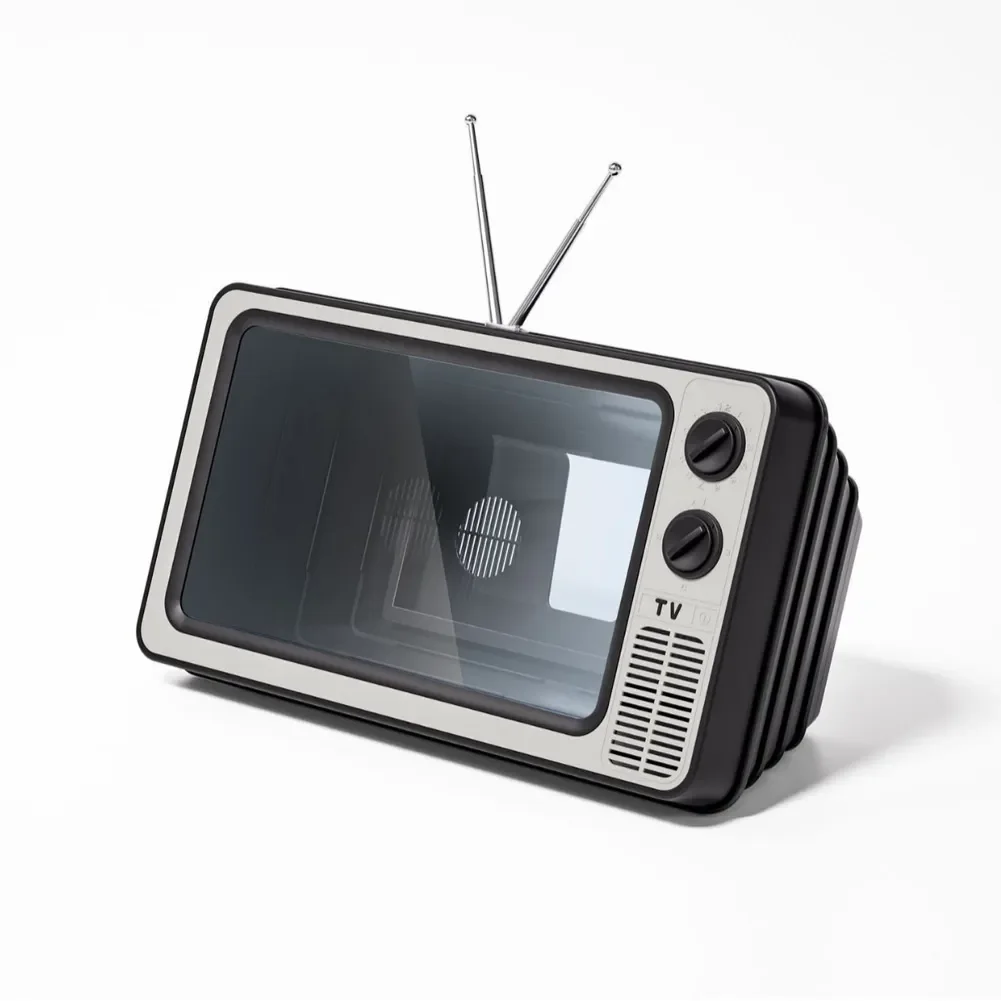3D HD Retro TV Phone Projector