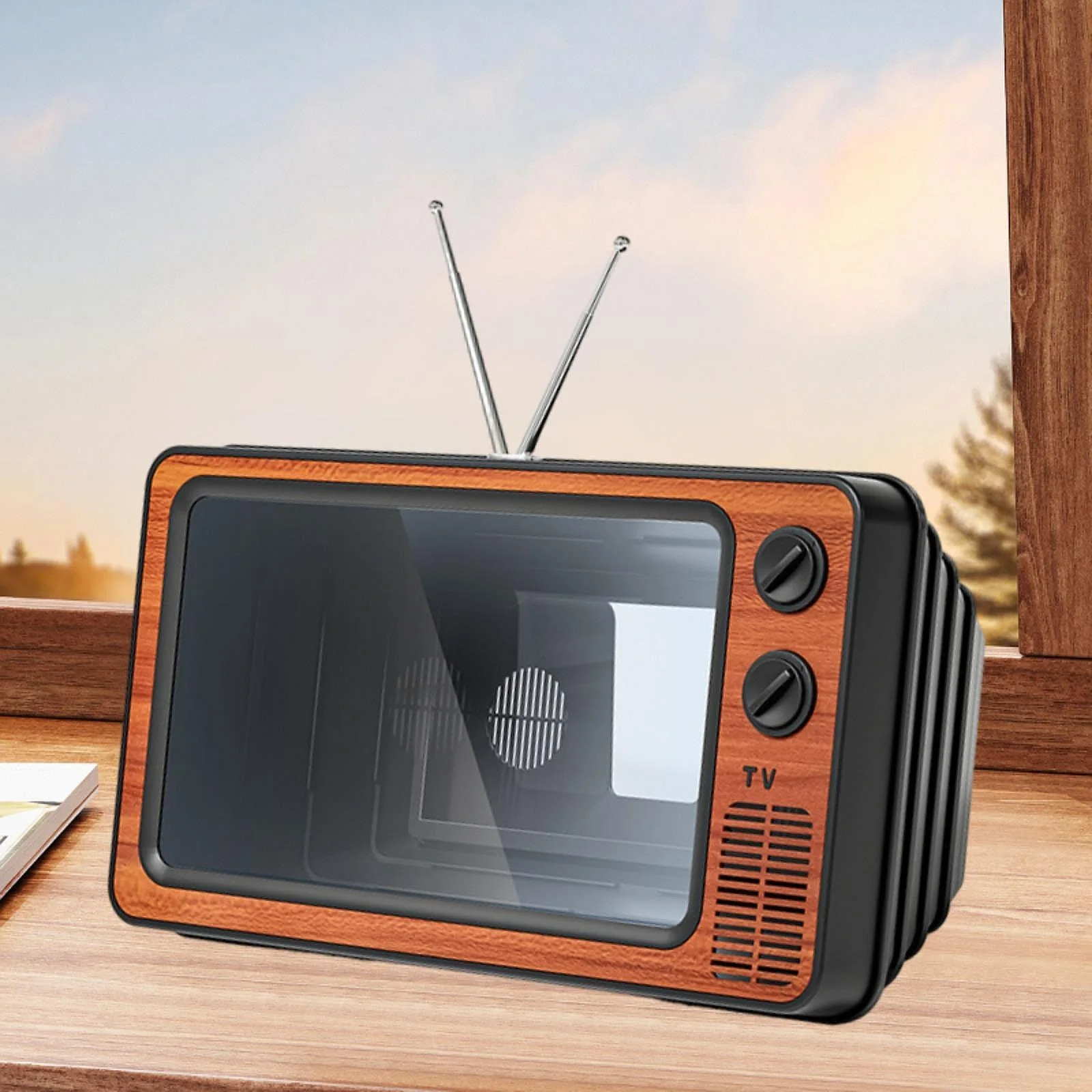 3D HD Retro TV Phone Projector
